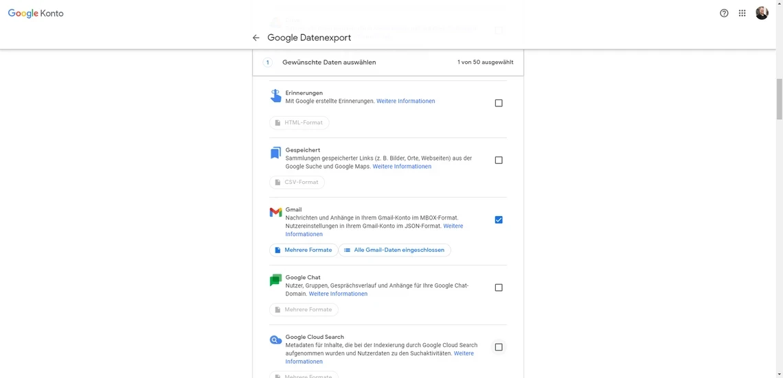 Google Takeout
