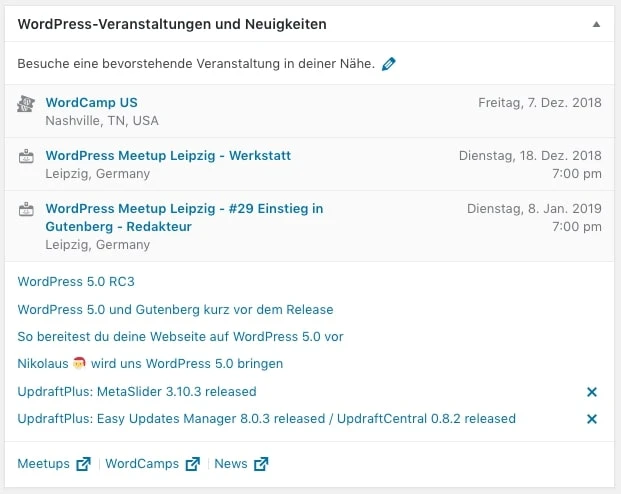 Was gibt es Neues im WordPress-Universum?