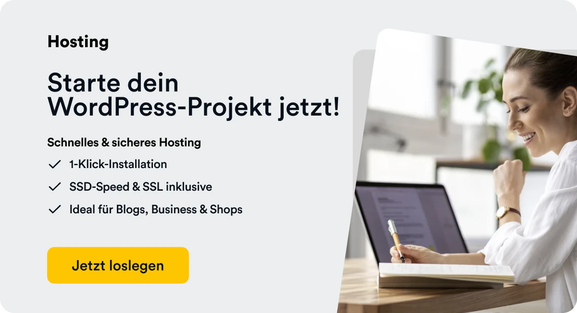 Starte dein WordPress-Projekt