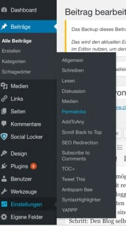 Damit keine Links verloren gehen: WordPress bietet auch für dieses Umzugsproblem eine Lösung.