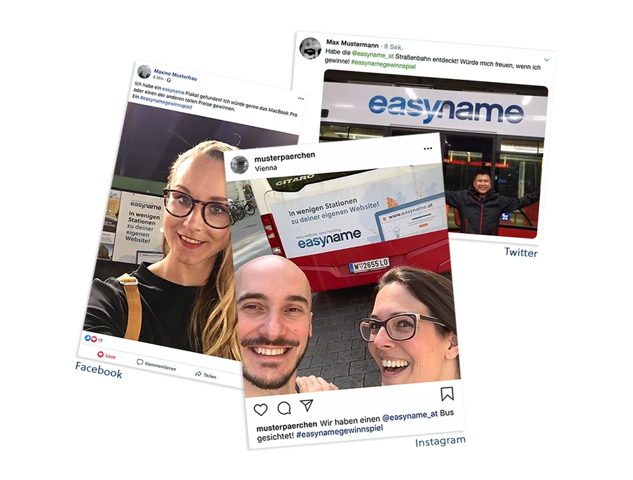 So könnte dein Selfie beispielsweise aussehen